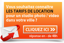 Vous souhaitez connaître les TARIFS DE LOCATION pour un studio photo / video dans votre ville ? CLIQUEZ ICI ! réponse en - de 48h